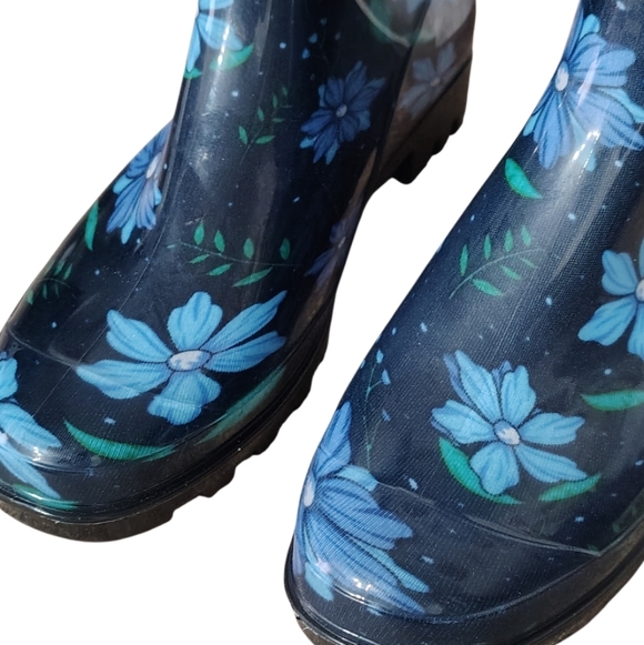 HISEA Women's Rubber Rain Boots Mid-Calf Waterproof Garden Boots Size 10 New - Picture 4 of 10